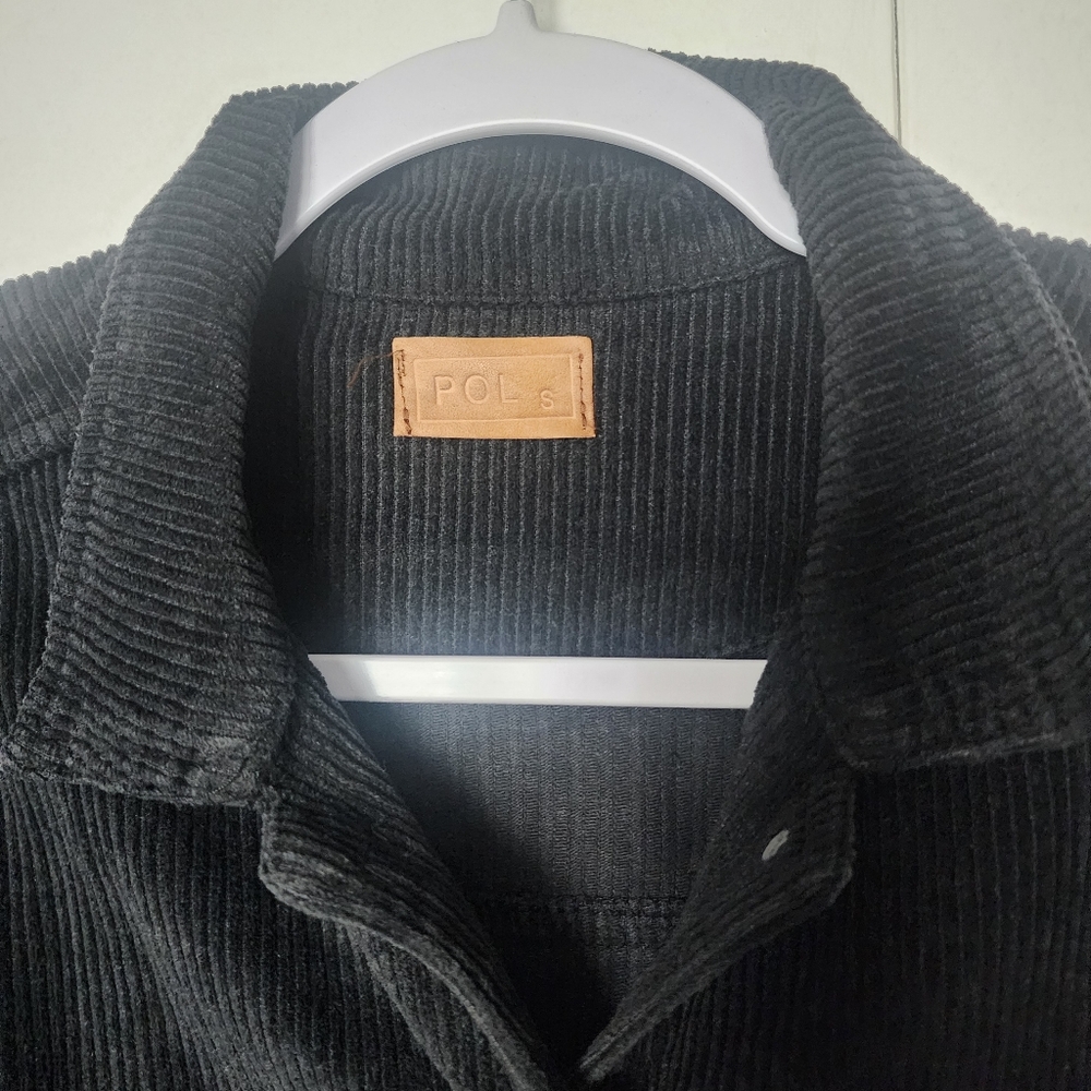 Pol Curdory Distressed Button Down Jacket Small OVERSIZE GRUNGE - Picture 3 of 4
